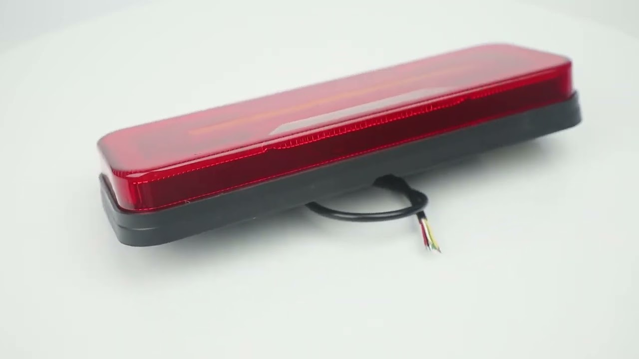Универсални LED Стопове 12V 24V с Бягащ Мигач, Стоп, Габарит и Заден Ход E9 Сертифицирани Комплект от 2 броя