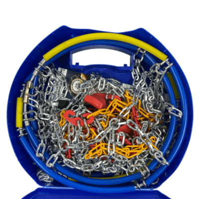 Метални вериги за сняг 12mm. кръстосана плетка - размер 80 за 13", 14", 15" , 16'' - 2бр.