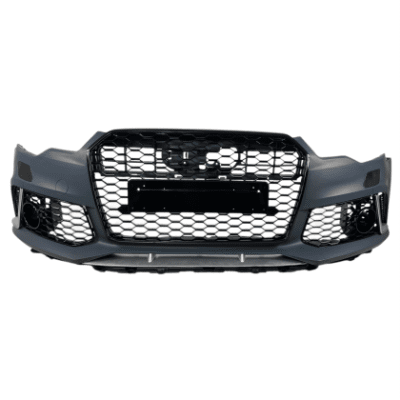 Предна броня за Audi A6 (2011-2014) - RS6 Design с отвори за парктроник