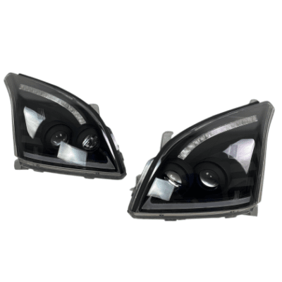 Led Фарове за Toyota Land Cruiser 120 (2003-2009) - черни
