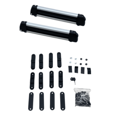 Ски багажник за напречни греди - за 4 чифта ски или 2 сноуборда