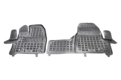 Гумени стелки за Ford Tourneo Custom (2018+) version Titanium, 2 passenger with automatic gearbox, with an extra material on the driver side - тип леген