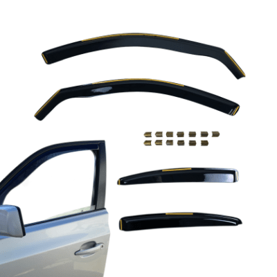 Ветробрани за Opel Astra J (2009+) sedan, hatchback - 4бр. предни и задни - черни, марка Streetech