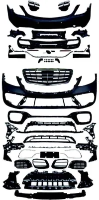 Боди кит Mercedes S-Class W222 (2017-2020) - S63 дизайн