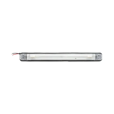 Бял LED габарит/контурна светлина – 6 Диода 24V 240 mm