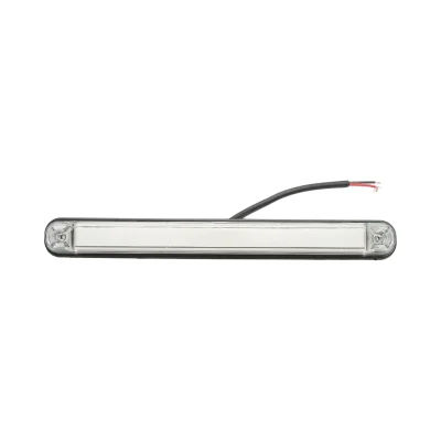Бял LED Габарит / Маркер с NEON ефект - 16 диода 12V-24V 235mm