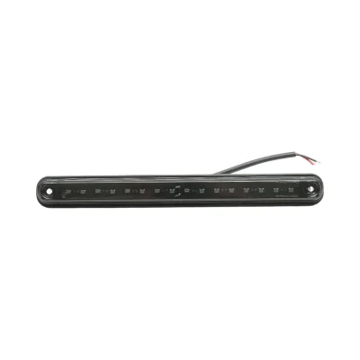 Червен LED Габарит / Маркер - Опушен 16 диода 12V-24V 235mm