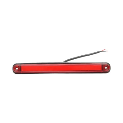Червен LED Габарит / Маркер с NEON ефект - 16 диода 12V-24V 235mm