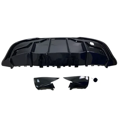 Дифузер за задна броня за Tesla Model Y - черен гланц