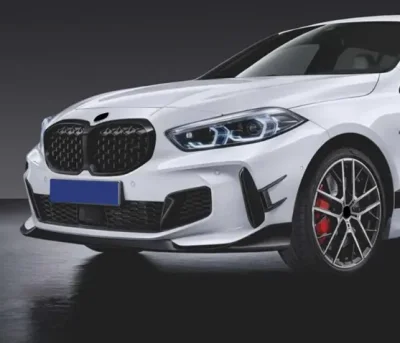 Добавка предна броня за BMW F40 (2019-2022) - черен гланц