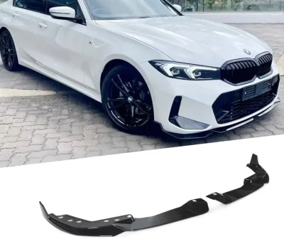 Добавка предна броня за BMW G20 (2023+) - черен гланц