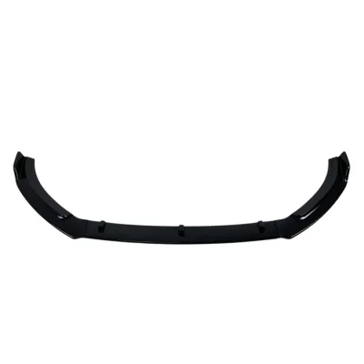 Добавка предна броня за Volkswagen Polo (2019+) - черен гланц