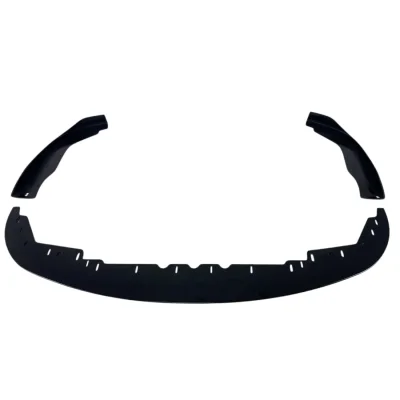 Добавка за предна броня със сплитери за BMW G20 (2018-2021) AC Schnitzer дизайн - черен гланц