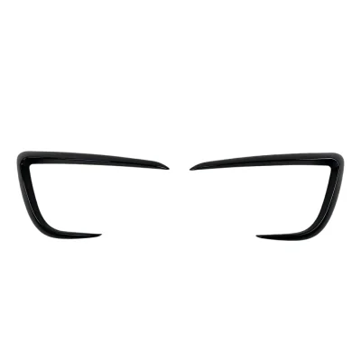 Добавки за броня около халогените за Tesla Model Y - черен гланц