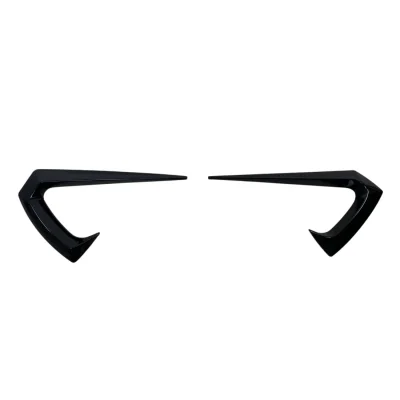 Добавки за калник около мигачите за Tesla Model 3 (2017-2022) Aero Style - черен гланц