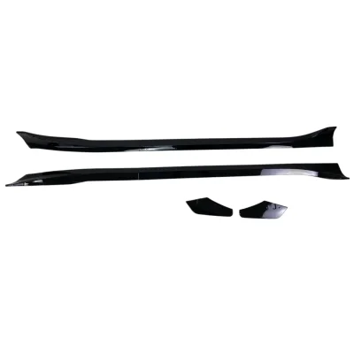 Добавки за прагове за Tesla Model 3 (2017-2022) - черен гланц