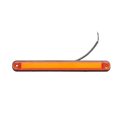 Жълт/Оранжев LED Габарит / Маркер с NEON ефект - 16 диода 12V-24V 235mm