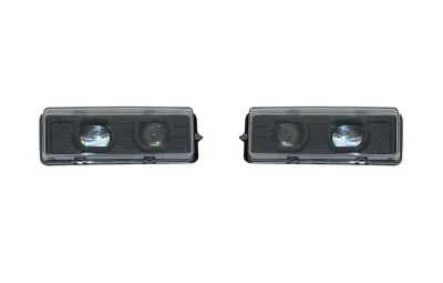 Комплект LED Халогени / Фарове за мъгла с двойна лупа за DAF XF95, 75CF, 85CF – OEM 1328860 / 1328861
