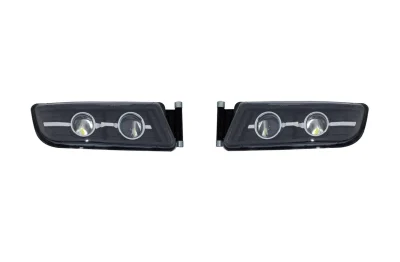 Комплект LED Халогени за мъгла с Дълги Светлини за MAN TGX / TGS / TGL 24V – Двойни лупи OEM 81251016521 / 81251016522