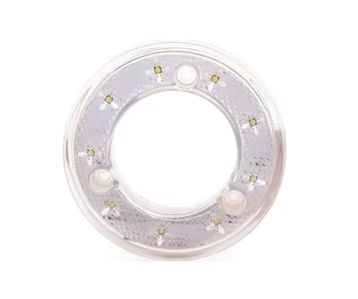 Кръгъл LED габарит / маркер – Бял 9 диода 12V-24V