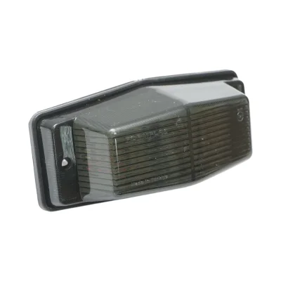 LED Габарит със Сигнална Блиц функция - 2 светлини Жълто/Бяло Опушен 30 диода 24V