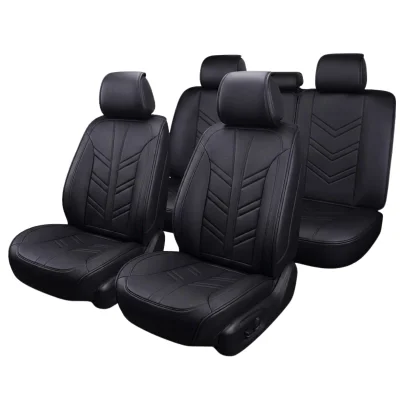 ВИП Калъфи за седалки изработени от черна еко кожа FULL COVER Клас А+