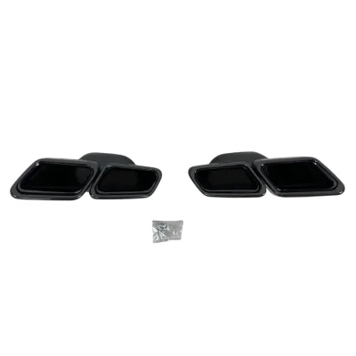 Накрайници за Mercedes E-Class W212 / S-Class W222 - черни