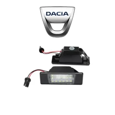 Плафон за регистрационен номер за Dacia
