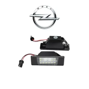 Плафон за регистрационен номер за Opel