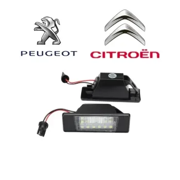Плафон за регистрационен номер за Peugeot / Citroen