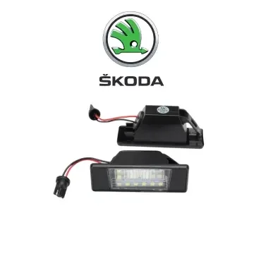 Плафон за регистрационен номер за Skoda