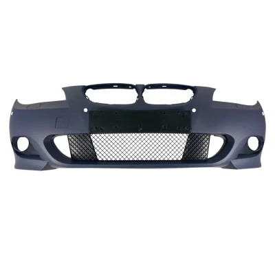 Предна броня за BMW E60 / E61 - M-Tech дизайн за коли без парктроник (2003-2010) и с парктроник 18mm (2007-2011) - грундирана