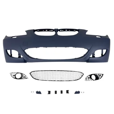 Предна броня за BMW E60 / E61 sedan / combi - M5 дизайн с отвори за халогени, грундирана