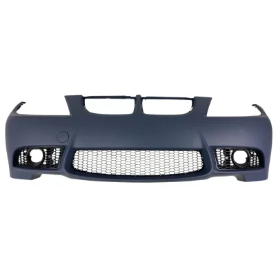 Предна броня за BMW E90 (2005-2008) - М3 дизайн с отвори за халогени, без парктроник