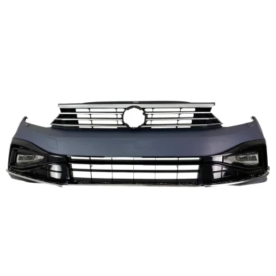Предна броня за VW Passat B8.5 (2018+) - R с черна решетка