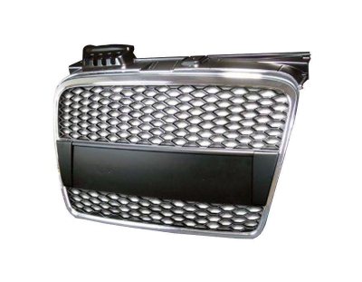 Решетка с поставка а емблема за Audi A3 (2003-2008) - RS-Look с Хромрамка