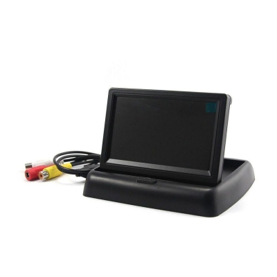 Цветен LCD дисплей 4,5" за камера за задно виждане - с функция прибиране