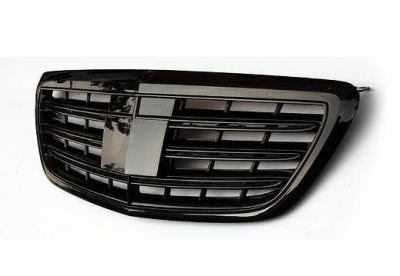 Решетка за Mercedes W222 S-Class (2013+) - AMG Дизайн черна