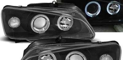 Кристални фарове PEUGEOT 106 - черни