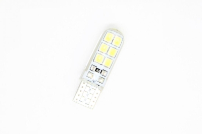 Диодна крушка Т10 с 12 smd 1210 - canbus
