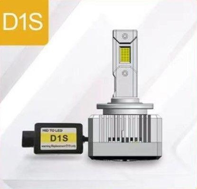 Лед крушки - Led система D1S за подмяна на фабричен ксенон - 20000 Лумена 45W - Canbus 6000K - 300% повече светлина