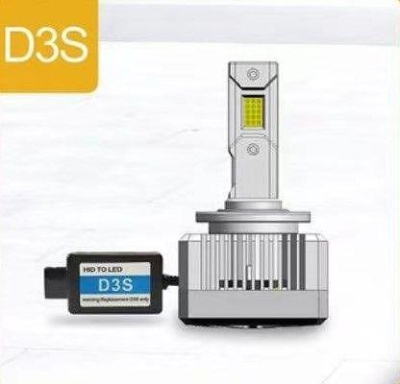 Лед крушки - Led система D3S за подмяна на фабричен ксенон - 20000 Лумена 45W - Canbus 6000K - 300% повече светлина