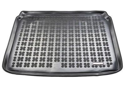 Гумена стелка за багажник за Volkswagen Tiguan (2007 - 2015) 5 seats, with a tool set located in the trunk / with small spare tire - Rezaw Plast