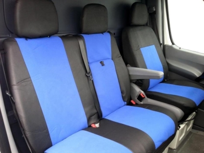 2+1 Калъфи тапицерия за предни седалки за Мерцедес Спринтер Mercedes Sprinter, Фолксваген Крафтер Volkswagen Crafter