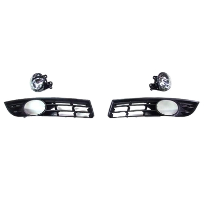 Комплект Решетки и Халогени за Фолксваген Пасат Б6 3Ц Volkswagen VW Passat B6 3C 2005-2010