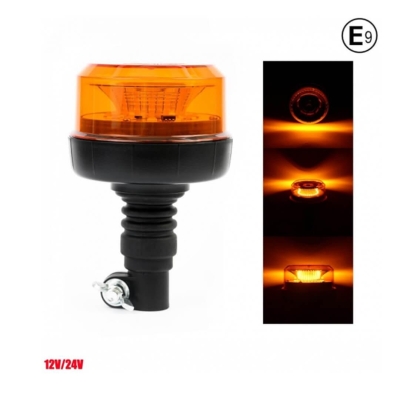 LED диодна аварийна сигнална лампа 12/24V , Блиц, Slim, E-Mark, 12 SMD