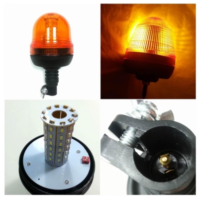 LED aварийна / сигнална лампа Маяк буркан 12/24V - 708
