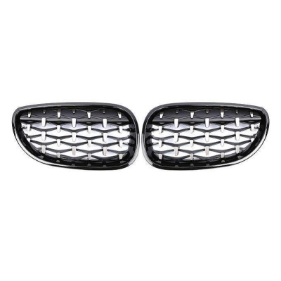 Решетки за BMW E60 (2003-2010) - черни / хром Diamond design