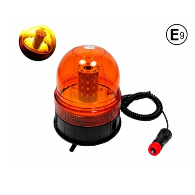 LED 12V 24V Сигнална аварийна лампа маяк буркан с магнит и вакуум - 725