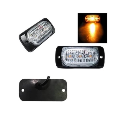 3 LED Аварийна лампа за пътна помощ, жълта блиц светлина, мигаща!